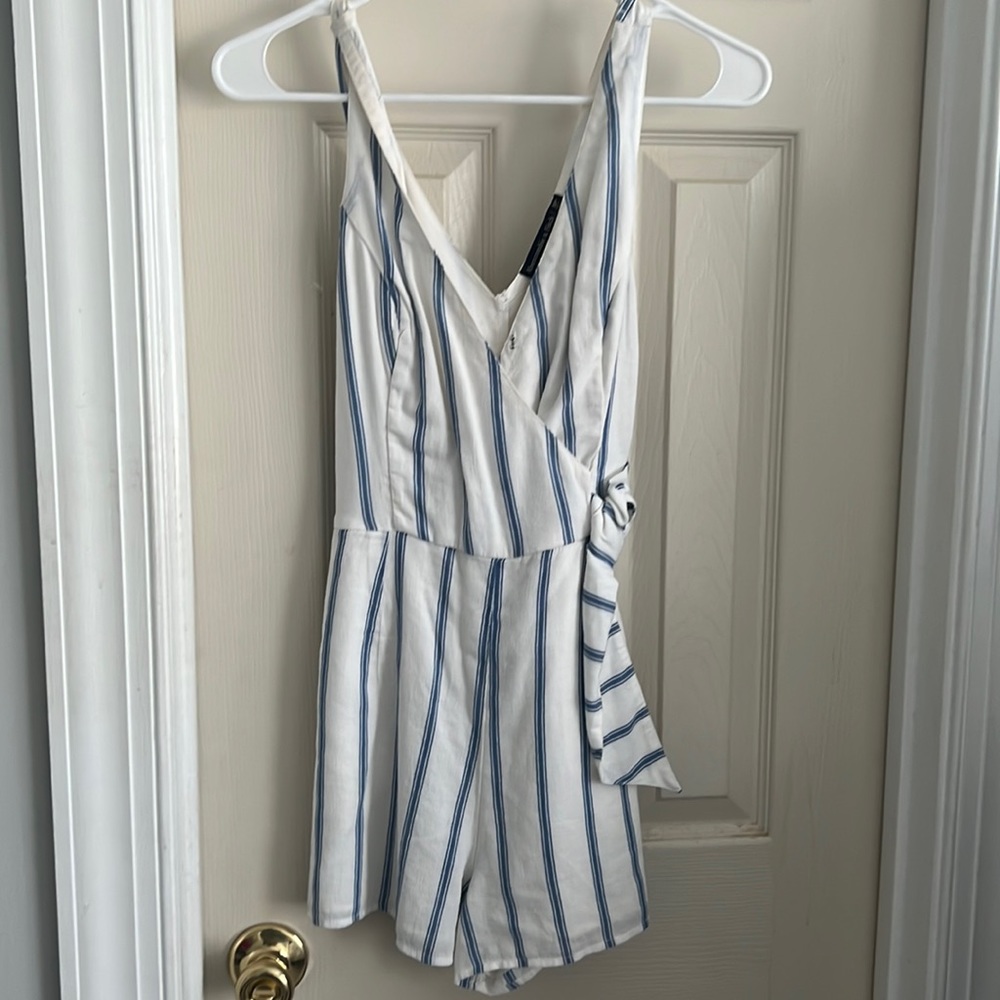 Striped romper